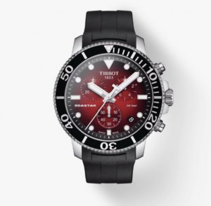 Tissot 1000 CHRONOGRAPH Seastar Red / Black | 7198-HRTEF