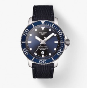 Tissot 1000 POWERMATIC 80 SILICIUM Seastar Blue | 6173-DZLCI