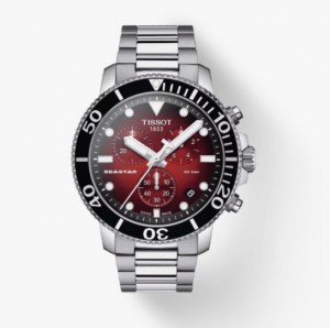 Tissot 1000 QUARTZ CHRONOGRAPH Seastar Red / Black | 5186-JUEMG