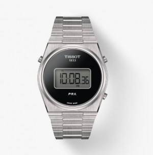 Tissot DIGITAL PRX Silver / Black | 4027-QERCS