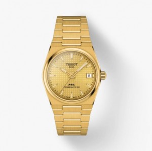 Tissot POWERMATIC 80 35MM PRX Gold | 2491-WGZMH