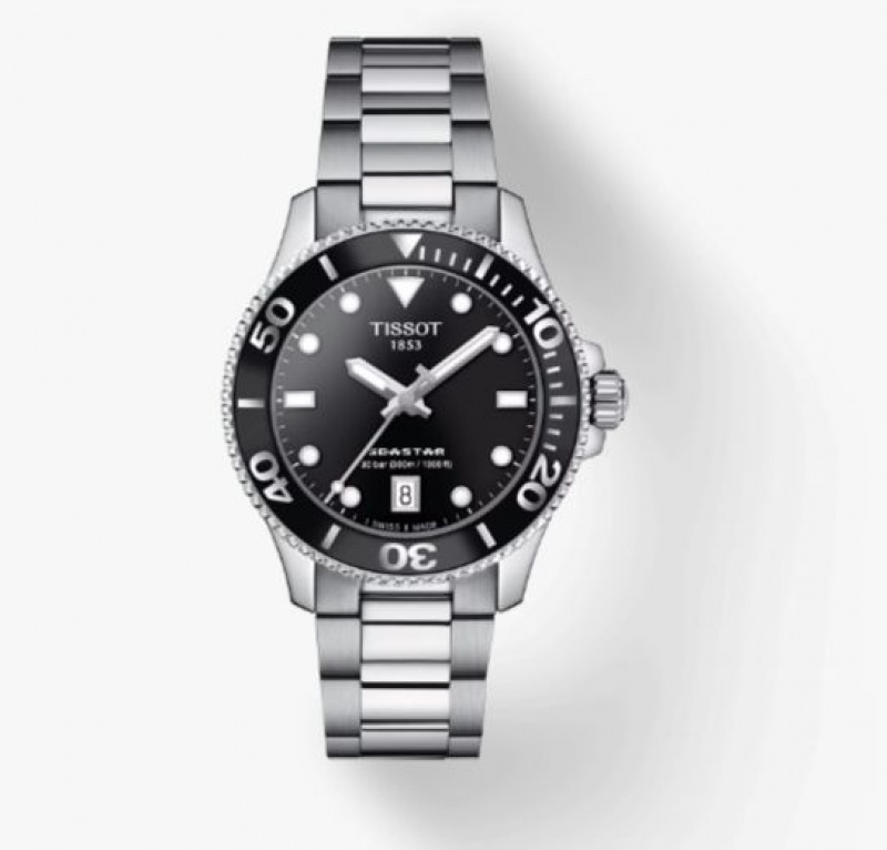 Tissot 1000 36MM Seastar Black | 6187-PMHWE