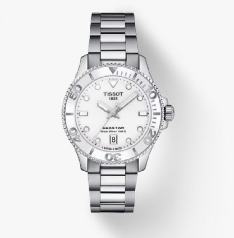 Tissot 1000 36MM Seastar Silver | 1023-YBNUK