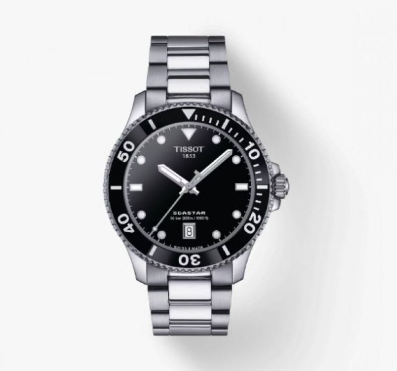 Tissot 1000 40MM Seastar Black | 4852-ZUWOQ