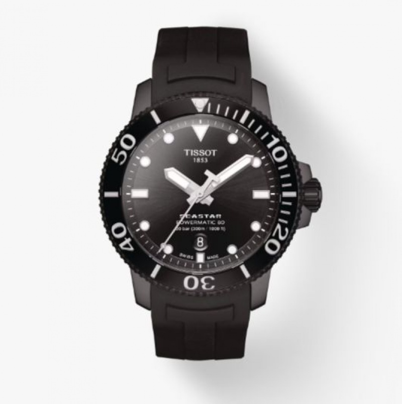 Tissot 1000 POWERMATIC 80 Seastar Black | 0976-YIATO