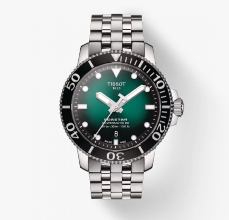 Tissot 1000 POWERMATIC 80 Seastar Green | 0618-TQUAI