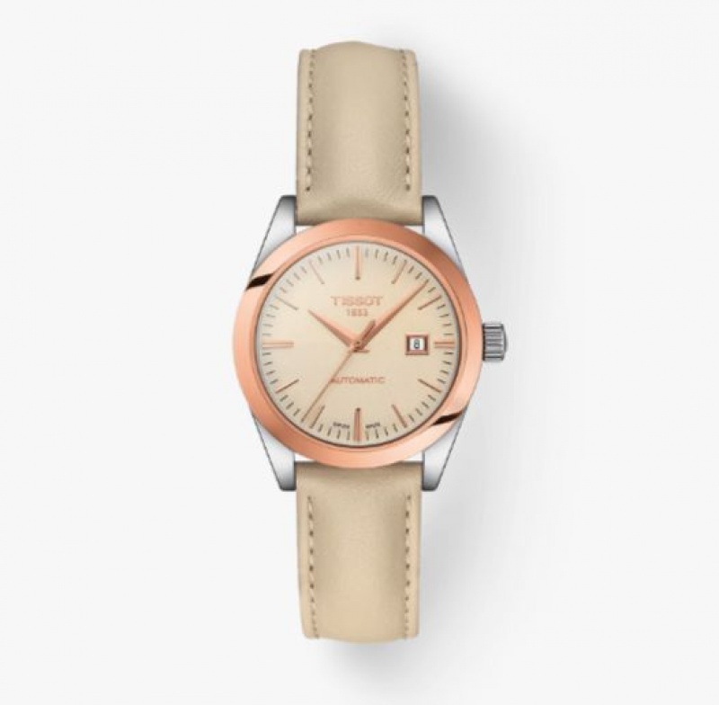 Tissot AUTOMATIC 18K GOLD BEZEL T-MY LADY Rose Gold | 2574-AUGKW