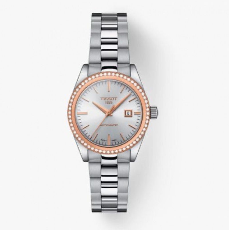 Tissot AUTOMATIC 18K GOLD BEZEL T-MY LADY Rose Gold | 2074-TBEKW