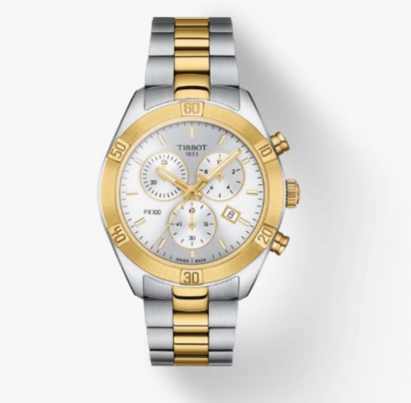 Tissot CHRONOGRAPH 100 SPORT CHIC Gold | 5203-VCEDB