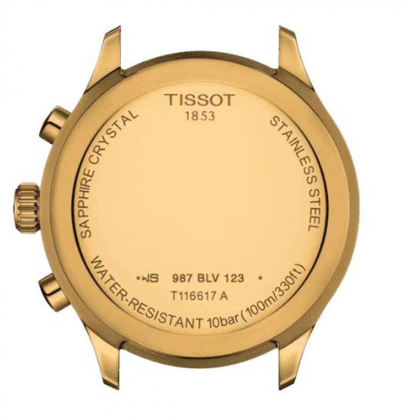 Tissot CLASSIC CHRONO XL Black / Gold | 0746-KGRHA