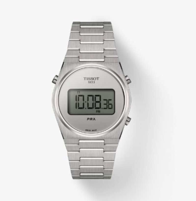 Tissot DIGITAL 35 MM PRX Silver | 9708-FXLSC