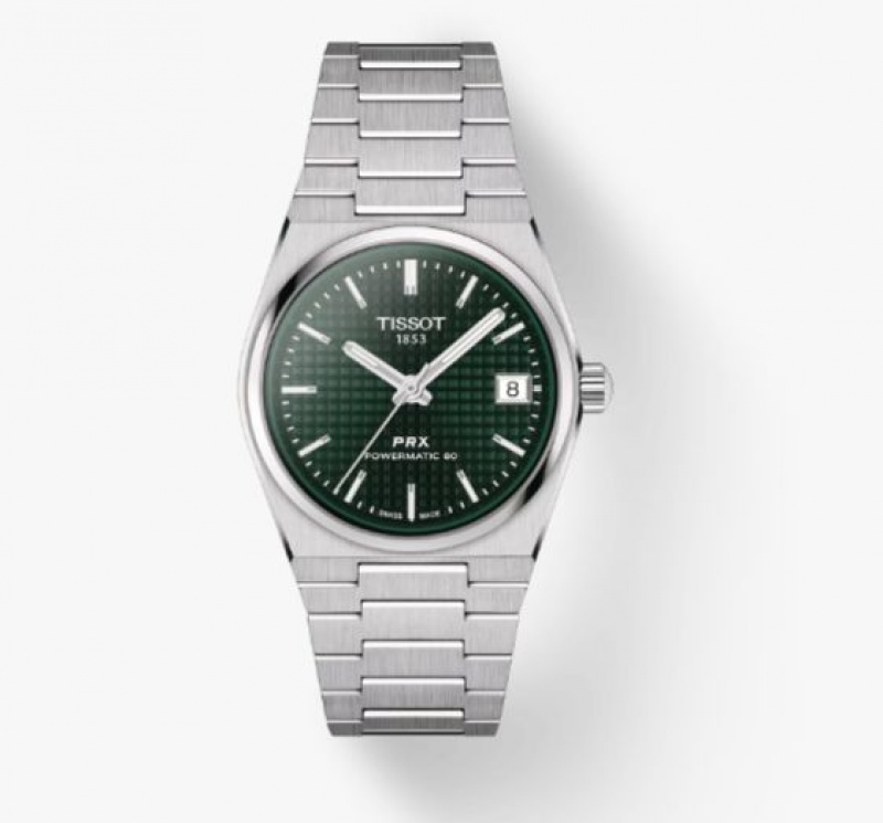 Tissot POWERMATIC 80 35MM PRX Green | 0631-VDPCE