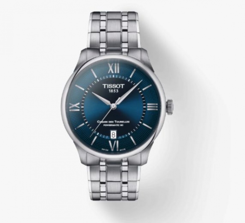 Tissot POWERMATIC 80 39 MM Chemin Des Tourelles Blue | 2095-BAJTR