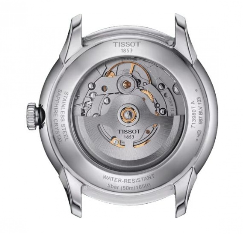 Tissot POWERMATIC 80 39 MM Chemin Des Tourelles Silver | 0354-ZSJXT