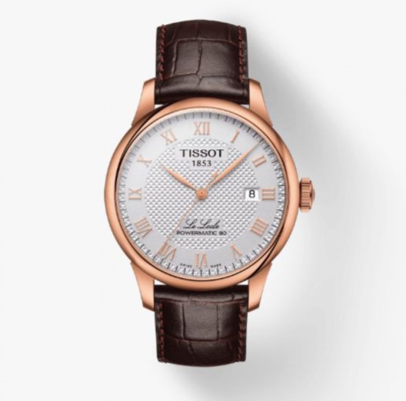 Tissot POWERMATIC 80 LE LOCLE Rose Gold | 4235-MTEIG