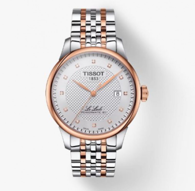 Tissot POWERMATIC 80 LE LOCLE Rose Gold | 8607-ASMPG