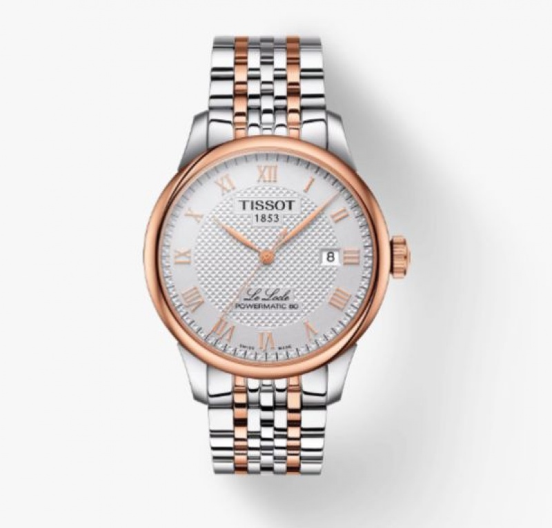 Tissot POWERMATIC 80 LE LOCLE Rose Gold | 7820-MWVYE