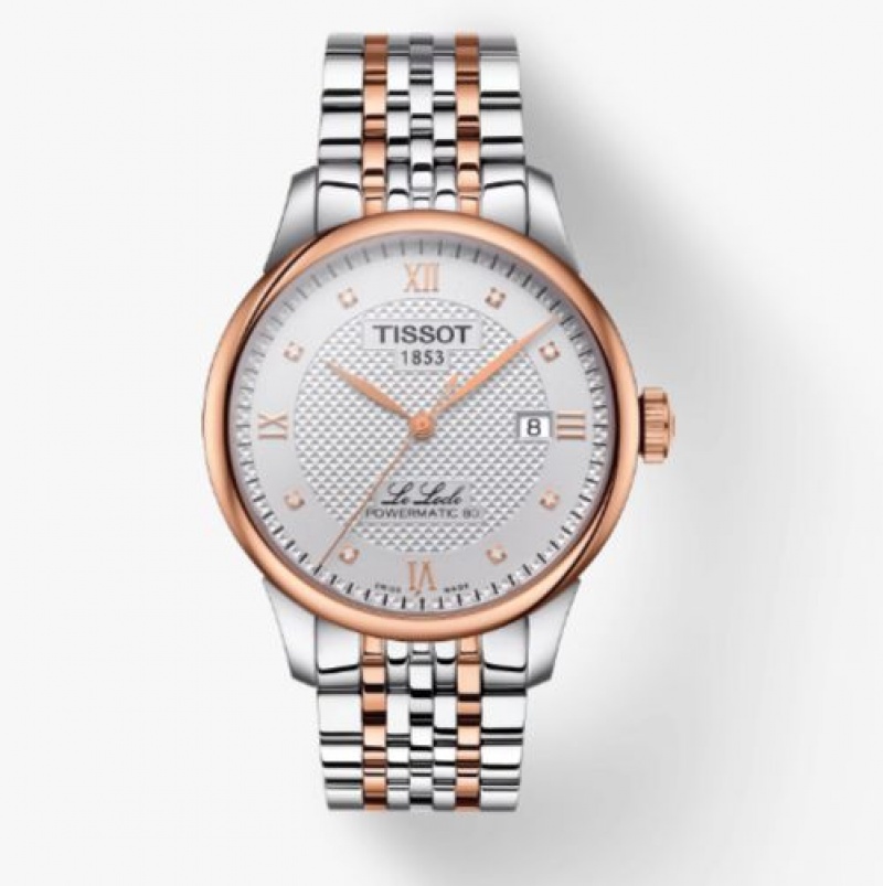 Tissot POWERMATIC 80 LE LOCLE Rose Gold | 3185-DLMTJ