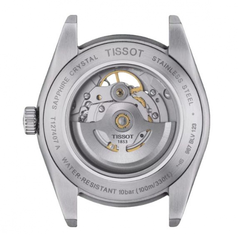 Tissot POWERMATIC 80 OPEN HEART Gentleman Silver | 1684-JUVZS