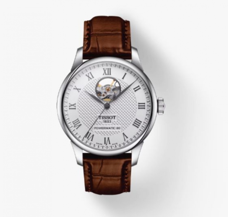 Tissot POWERMATIC 80 OPEN HEART LE LOCLE White | 1749-KWYSG