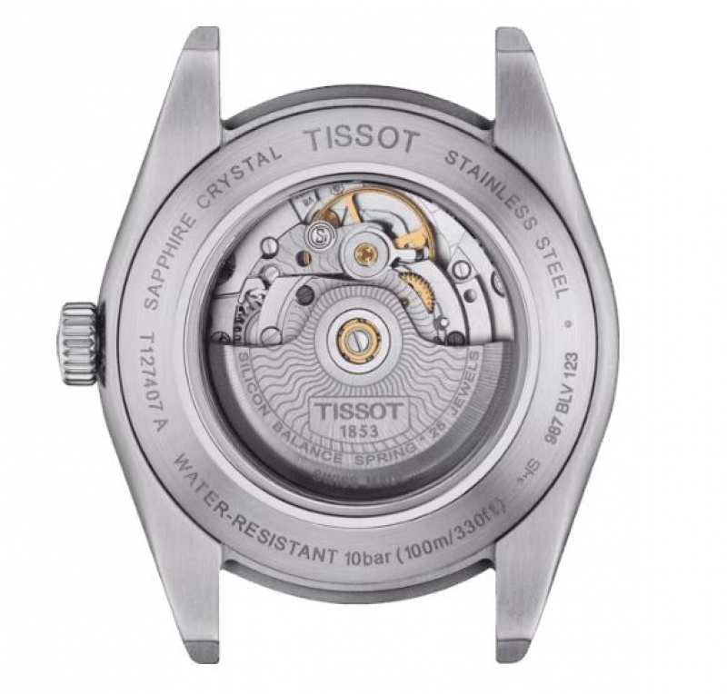 Tissot POWERMATIC 80 SILICIUM Gentleman Blue | 4102-YHFMX