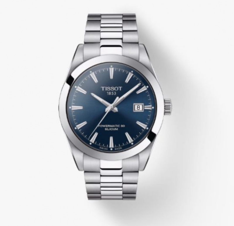 Tissot POWERMATIC 80 SILICIUM Gentleman Blue | 4102-YHFMX