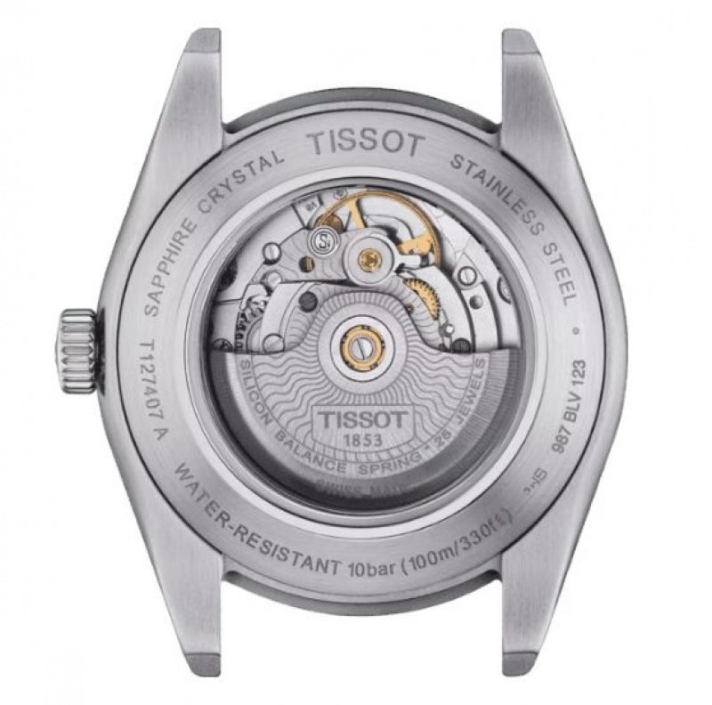 Tissot POWERMATIC 80 SILICIUM Gentleman Black | 8432-TMEDR