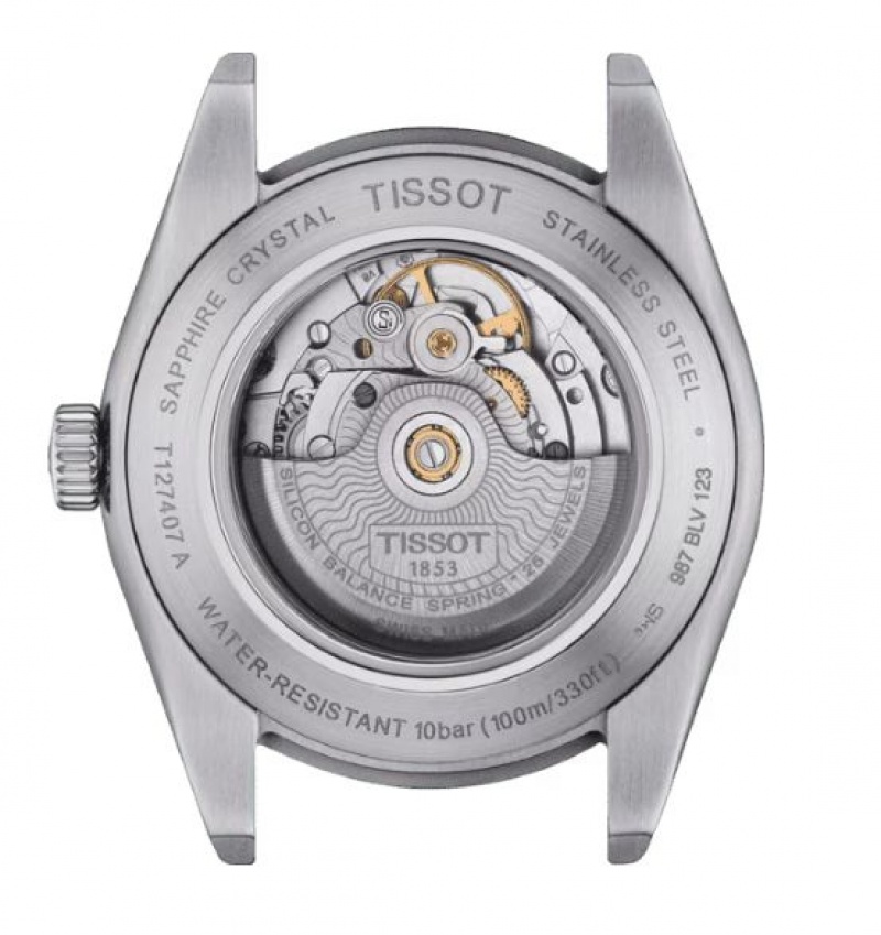 Tissot POWERMATIC 80 SILICIUM Gentleman Black | 5327-HZMQR