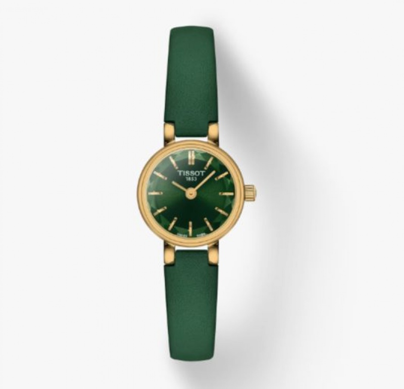 Tissot ROUND LOVELY Green | 9641-QBRLT