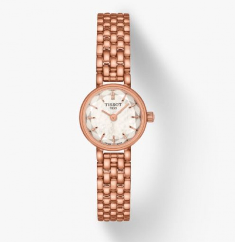 Tissot ROUND LOVELY Rose Gold | 4917-BSZMN