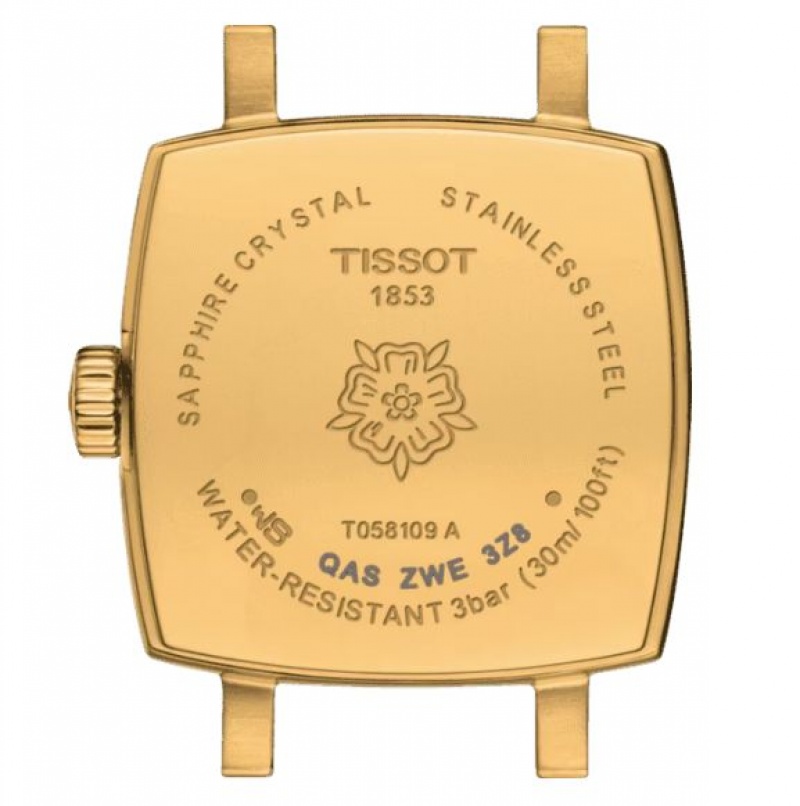 Tissot SQUARE SUMMER KIT LOVELY Gold | 1805-KUVJO